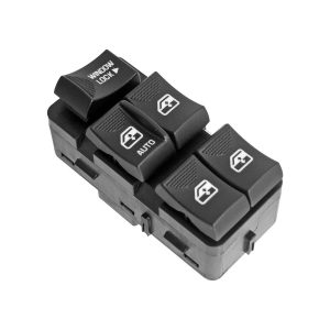 CONTROL ELECTRICO CV IMPALA 00-05  BK RENDEZVOUS 02-07  DE ELEVADOR 12 PINS 5 TECLAS NEGRO 12VCC