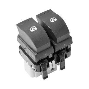 CONTROL ELECTRICO RN CLIO EURO 07-12/DUSTER 11-16/KOLEOS 08-16/LAGUNA 03-07/MEGANE 04-10/SANDERO 07-15/SCENIC 05-08  DE ELEVADOR 10 PINS 2 TECLAS NEGRO BASE GRIS DOBLE CLICK 12VCC  Izquierdo Delantera