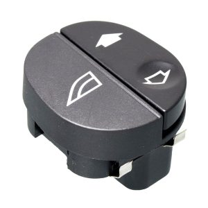CONTROL ELECTRICO FD COURIER 01-12/KA 01-08/TRANSITT 07-13/IKON 01-07  DE ELEVADOR 6 PINS 1 TECLA NEGRO 12VCC  Derecho Delantera