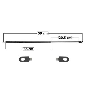 AMORTIGUADOR 5TA PUERTA DG RAM CHARGER 81-93  59 35 20.5 ENTRADA TIPO 2 ENTRADA 2 TIPO 2 635 142.75 64.75 695 156.24 70.87 SPART 6277