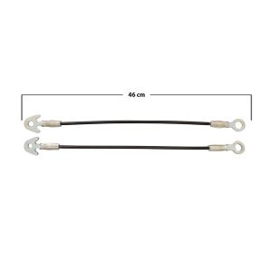 CABLES DE TAPA CV SUBURBAN/TAHOE  GM YUKON 92-99  CD ESCALADE 99-00  JUEGO 46CM HUSHAN Derecho/Izquierdo