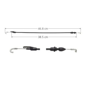 CHICOTE CERRADURA VW JETTA A4 99-07/CLASICO 08-15  46.8CM Derecho/Izquierdo Delantera