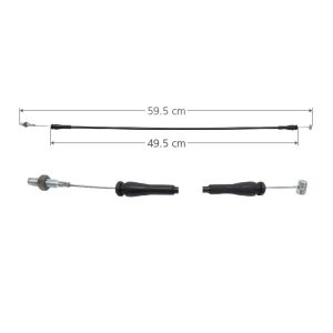 CHICOTE CERRADURA FD WINDSTAR 99-03  59.5CM   Puerta corrediza