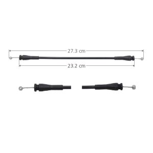 CHICOTE CERRADURA FD ECONOLINE 92-08  27.3 CM HUSHAN   Puerta corrediza