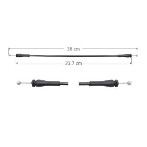 CHICOTE CERRADURA FD ECONOLINE 92-08/EXPEDITION 97-02  5TA PUERTA ABATIBLE IZQUIERDA 38 CM HUSHAN   5ta puerta