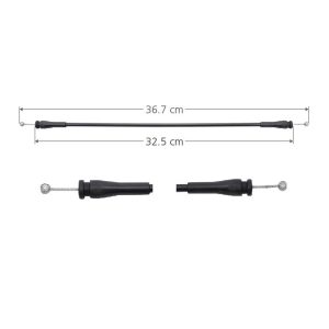 CHICOTE CERRADURA FD ECONOLINE 92-08  36.7CM CORTO Izquierdo Trasera Puerta lateral abatible