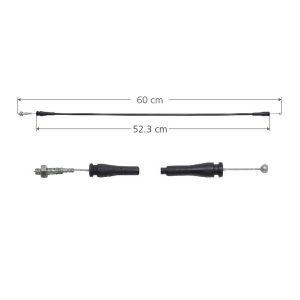 CHICOTE CERRADURA FD F-150/F-250 97-08/LOBO 97-03/EXPEDITION 97-02  PARA CABINA Y MEDIA 60 CM HUSHAN Derecho/Izquierdo   Superior