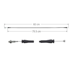 CHICOTE CERRADURA FD F-150/F-250 97-08/LOBO 97-03/EXPEDITION 97-02  PARA CABINA Y MEDIA 82 CM HUSHAN Derecho/Izquierdo Trasera  Inferior