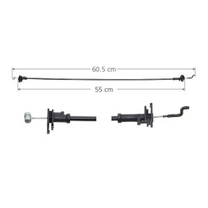 CHICOTE CERRADURA CV ASTRA 00-05  4 PUERTAS 60.5 CM Derecho/Izquierdo Delantera