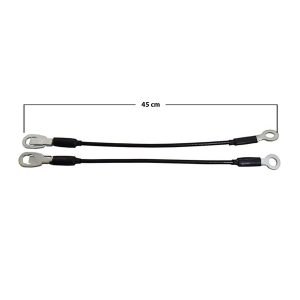 CABLES DE TAPA NS FRONTIER 05-15  JUEGO CORTO 45 CM HUSHAN Derecho/Izquierdo