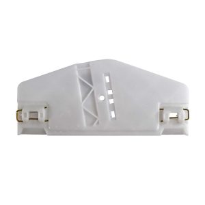 REPUESTO DE ELEVADOR JP LIBERTY 02-04  BASE CORREDERA 1 PIEZA BLANCO PLASTICO GENERICA Derecho Delantera