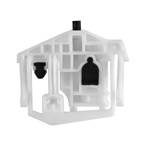 REPUESTO DE ELEVADOR BW X3 04-11  BASE CORREDERA 1 PIEZA PLASTICO GENERICA Derecho Trasera
