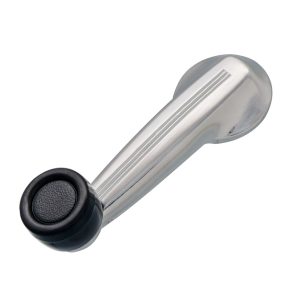MANIJA DE ELEVAR DS 620 73-80  PERILLA NEGRA ZINC CROMO HUSHAN