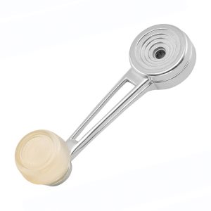 MANIJA DE ELEVAR FD F-100 73-79/F-150/F-250/F-350/BRONCO 80-86/ECONOLINE 75-91/FAIRMONT 78-79/GALAXIE 73-74/LTD 73-78/MAVERICK 73-77/MUSTANG 73-78/THUNDERBIRD 73-79/GRAND MARQUIS 75-78  PERILLA TRANSPARENTE ZINC CROMO REMACHE DE METAL HUSHAN