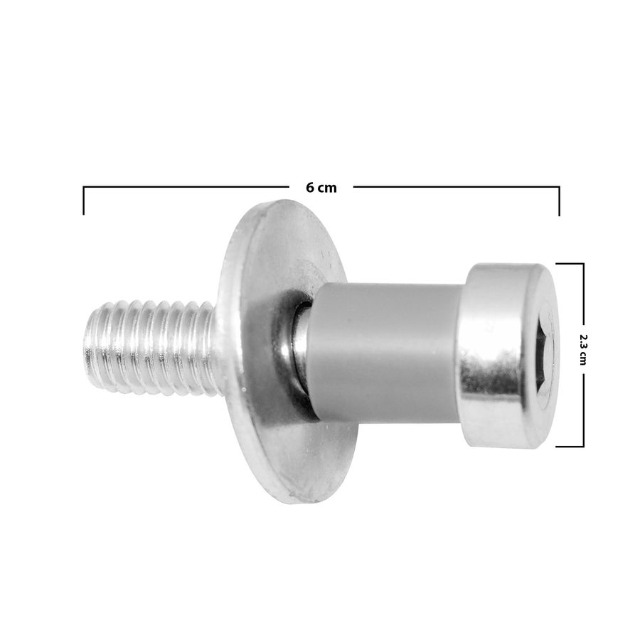 CHAPA DE PUERTA BK LESABRE 71-76/REGAL/CENTURY 73-76/RIVIERA 75-76 CV BLAZER (C10) 73-91/BLAZER (S10)/S10 82-94/CHEYENNE/SILVERADO/SUBURBAN 73-91 OD CUTLASS 71-76 PT GRAND AM 73-75/GRAND PRIX 73-76 PERNO CONTRA CHAPA CROMO 6 CM HUSHAN Derecho/Izquierdo Delantera/Trasera - Imagen 3