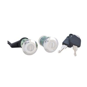 CILINDRO PARA PUERTA PG 206 01-09  2 PIEZAS METAL CROMO TIPO ORIGINAL Derecho/Izquierdo