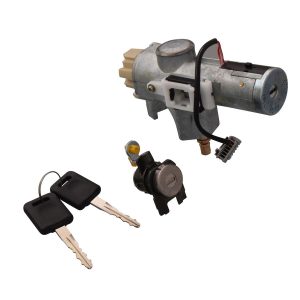 SET DE CILINDROS NS TIIDA SEDAN 07-17/HATCHBACK 07-12  CON LLAVE PUERTA/ENCENDIDO CON CANDADO METAL CROMO 12VCC TIPO ORIGINAL Izquierdo Delantera