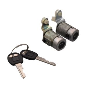 CILINDRO PARA PUERTA CV CHEYENNE/CUSTOM/SILVERADO/SUBURBAN/TAHOE/PICK UP  GM SIERRA/YUKON 92-94  CV EXPRESS VAN 96-09  JUEGO METAL CROMADO TIPO ORIGINAL