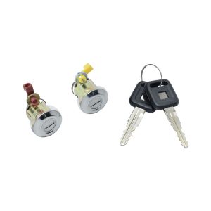 CILINDRO PARA PUERTA IZ ELF/NPR 94-08  JUEGO METAL CROMADO TIPO ORIGINAL
