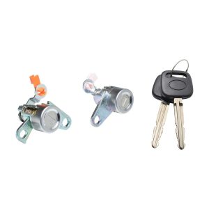 CILINDRO PARA PUERTA TY T100 93-98  JUEGO METAL CROMADO TIPO ORIGINAL