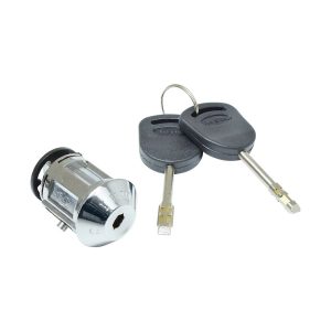 CILINDRO DE ENCENDIDO FD COURIER 01-12/FIESTA 97-02/IKON 01-07/KA 01-08  SIN CHIP 1 PIEZA METAL CROMO 12VCC