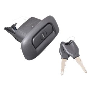 CILINDRO PARA CAJUELA NS PLATINA 02-10  CON LLAVE 1 PIEZA PLASTICO CORRUGADA NEGRA