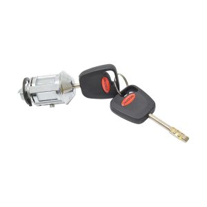 CILINDRO DE ENCENDIDO FD COURIER 01-12/FIESTA 97-02/IKON 01-07/KA 01-08  LLAVE PARA CHIP 1 PIEZA METAL CROMO 12VCC