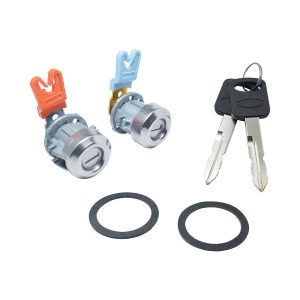 CILINDRO PARA PUERTA FD PICK UP/F-150 97-14/SUPER DUTY 99-16/EXCURSION 00-07/LOBO 97-14/THUNDERBIRD 01-05  LC NAVIGATOR 98-17/MARK LT 04-10/BLACKWOOD 02-03  FD EXPEDITION 97-17/WINDSTAR 99-03  JUEGO METAL CROMADO TIPO ORIGINAL Derecho/Izquierdo