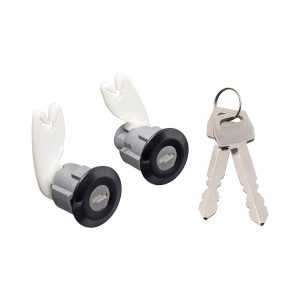 CILINDRO PARA PUERTA FD RANGER 93-97/EXPLORER 91-94/ECONOLINE 92-96  MR COUGAR 91-95  FD F-150/F-250 92-96/MUSTANG 94-95  JUEGO METAL NEGRO TIPO ORIGINAL