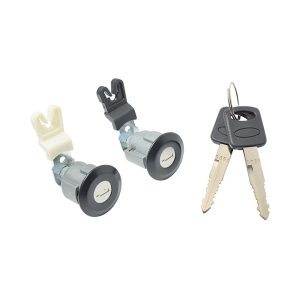 CILINDRO PARA PUERTA FD EXPLORER 95-01/RANGER 98-04 10-12/AEROSTAR 92-97/ECONOLINE 97-07/TOPAZ 92-94/EXPLORER SPORT TRAC 01-05/MUSTANG 96-04  JUEGO METAL NEGRO TIPO ORIGINAL