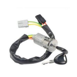 CILINDRO DE ENCENDIDO RN KANGOO 04-18  CON LLAVE METAL CROMO 12VCC