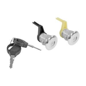 CILINDRO PARA PUERTA PG 206 01-09  JUEGO METAL CROMO  Derecho/Izquierdo