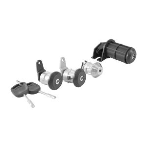SET DE CILINDROS FD IKON 01-07  CON LLAVE PUERTA/CAJUELA/ENCENDIDO METAL 12VCC