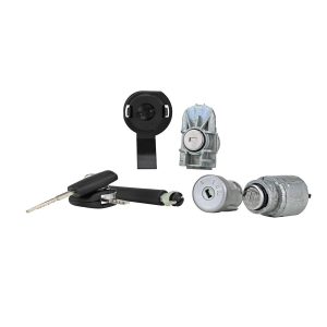 SET DE CILINDROS FD FOCUS 06-11  CON LLAVE PARA CHIP PUERTA/ENCENDIDO/COFRE METAL 12VCC  Izquierdo Delantera