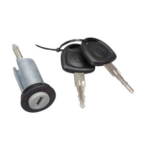 CILINDRO DE ENCENDIDO CV CHEVY JOY / POP / SWING / PICK UP 94-12  METAL NEGRO/GRIS